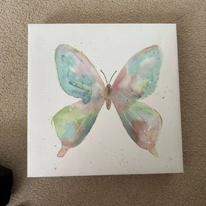 Set of two butterfly pictures